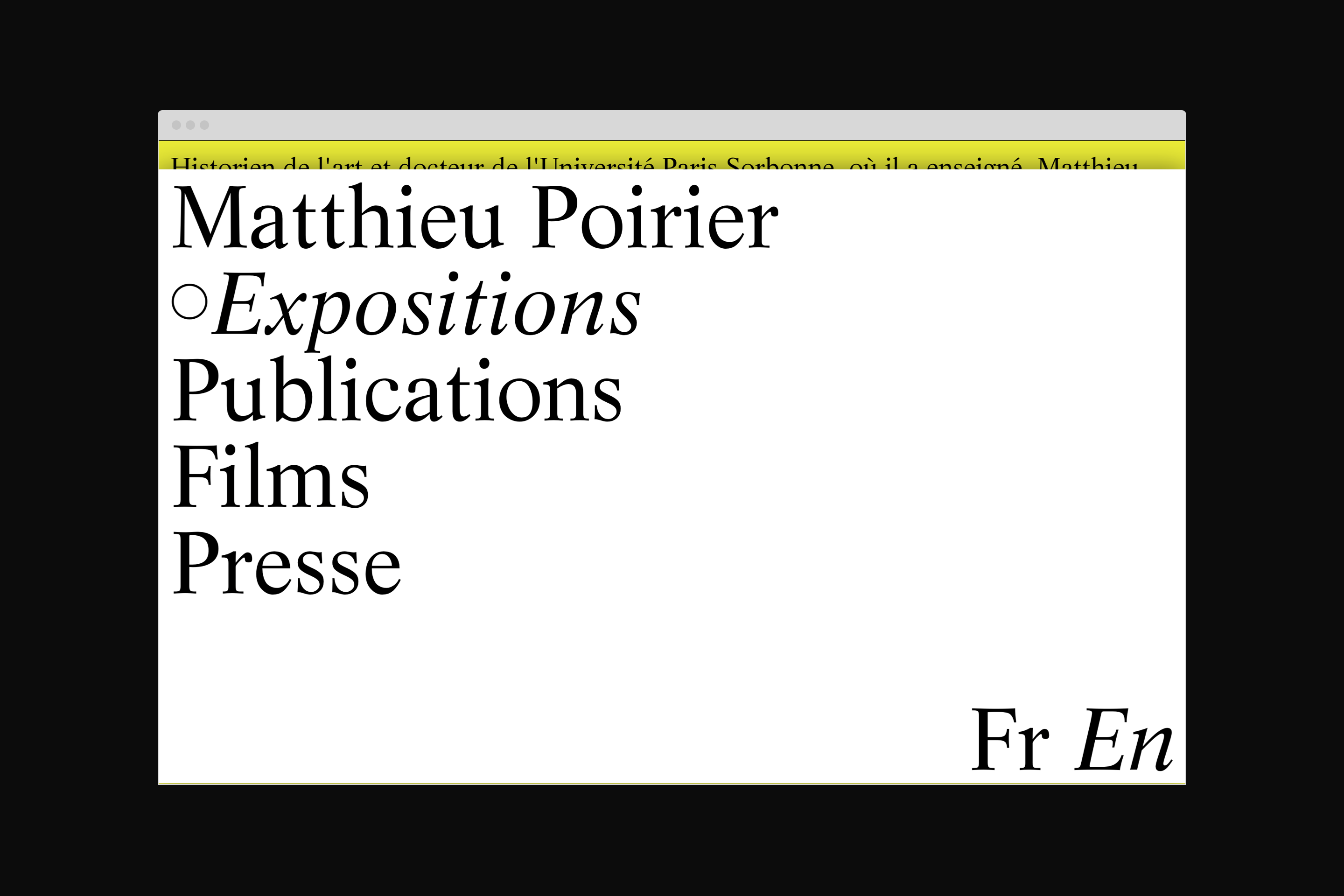 Matthieu Poirier